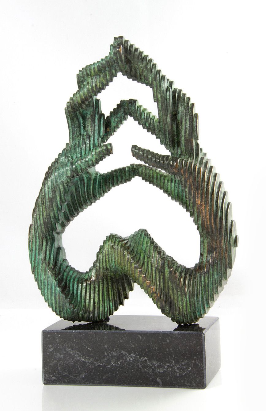 Entangled Hands — sculpture by Nils Hansen