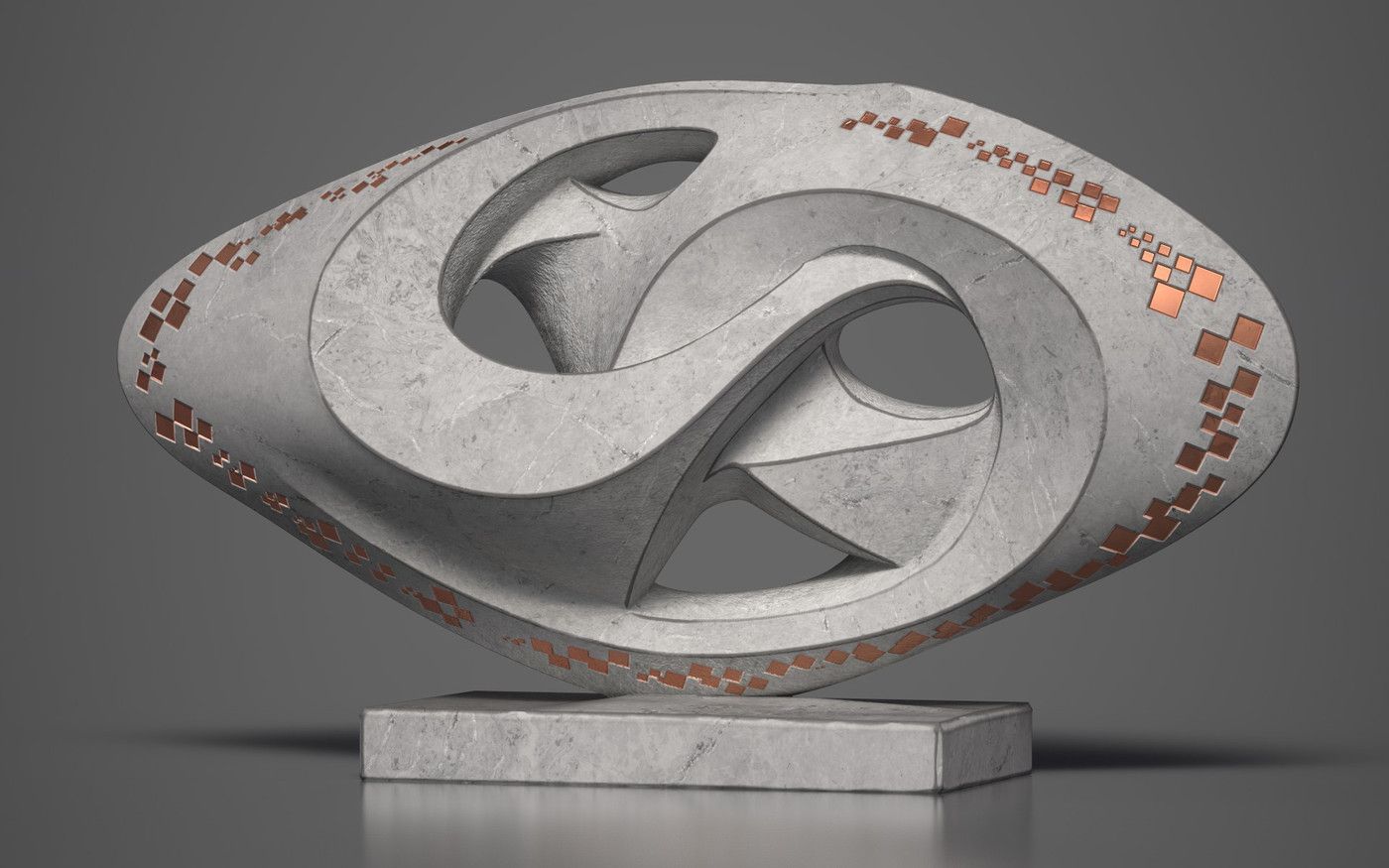 Abstract 2025-2 — sculpture by Nils Hansen